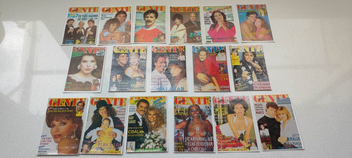 Calendários de bolso. Maria e Nova Gente - capas de 1987 e 1989