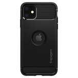 Etui Spigen Rugged Armor na iPhone 11 - czarny mat