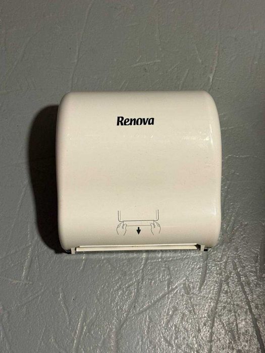 Suporte RENOVA Para Toalhas De Mão Em Rolo Auto Branco