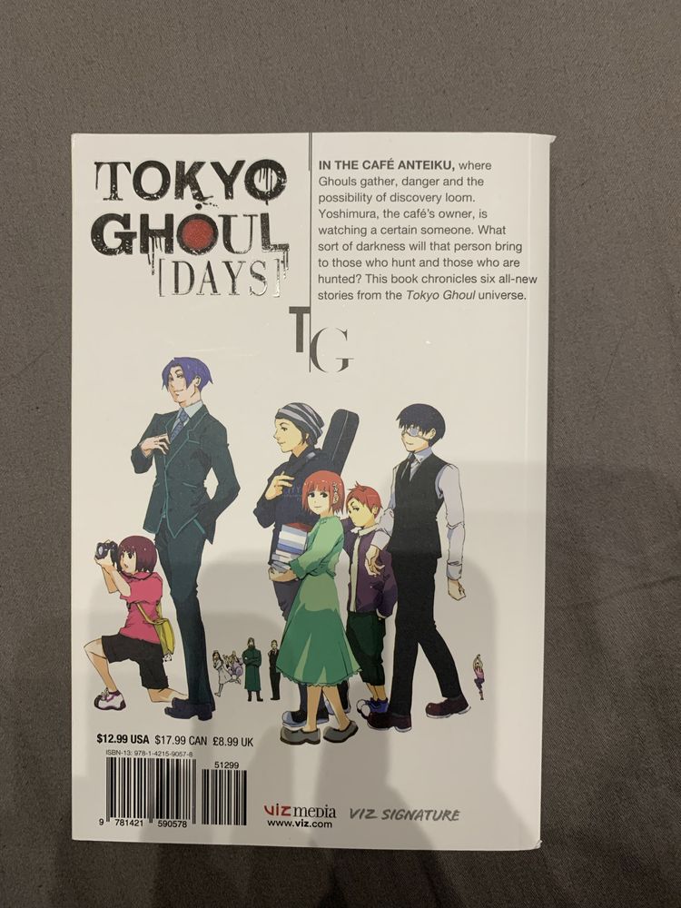 tokyo ghoul days light novel codzienność