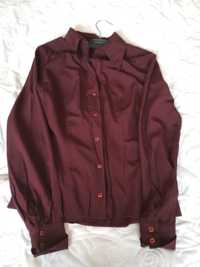 Koszula bluzka fioletowa r.36