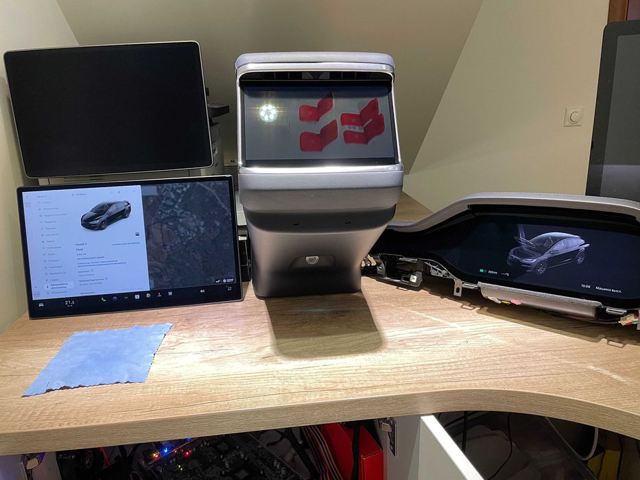Зміна конфігурації, діагностика, Tesla 3 Y S X Intel Rizen