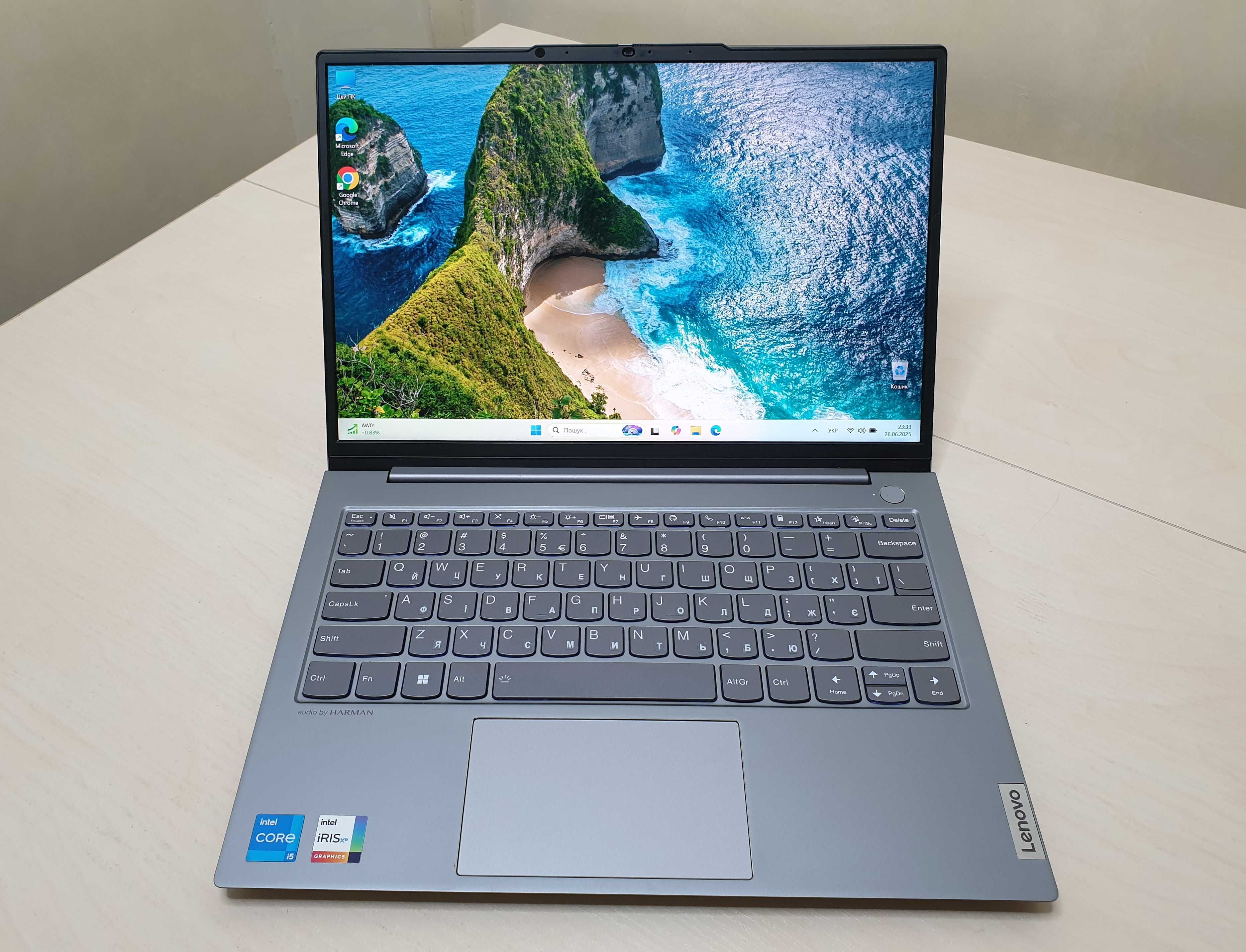 Потужний ноутбук Lenovo /Intel i5-1240P 12 ядер/RAM 16 GB DDR5/SSD 512