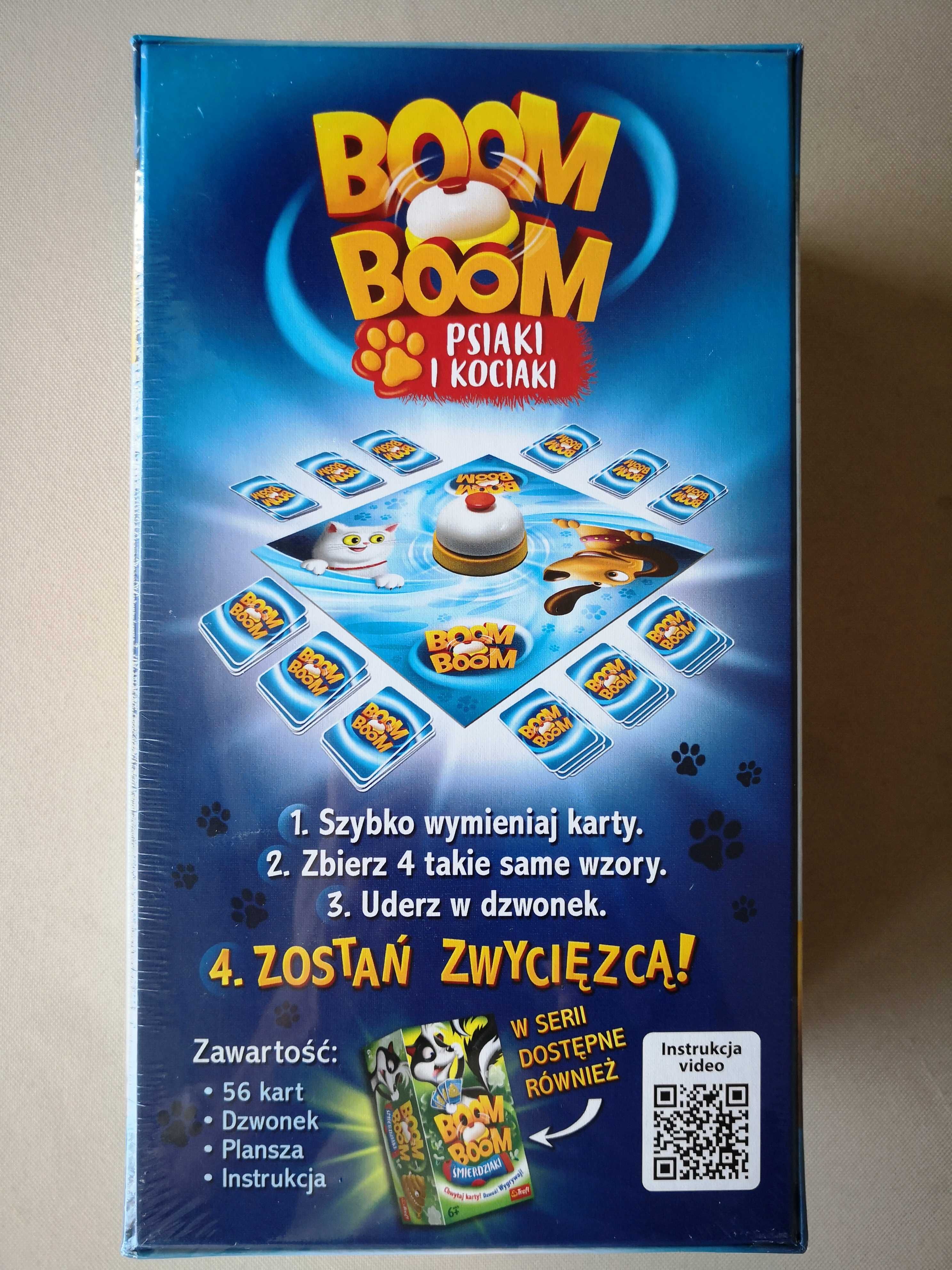 Boom Boom Gra planszowa Psiaki i Kociaki