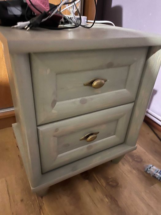 Szafy lustro i komoda + 2 stoliki nocne