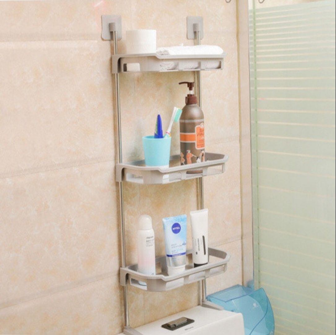 Полка туалетная органайзер над унитазом STOREY TOILET RACK