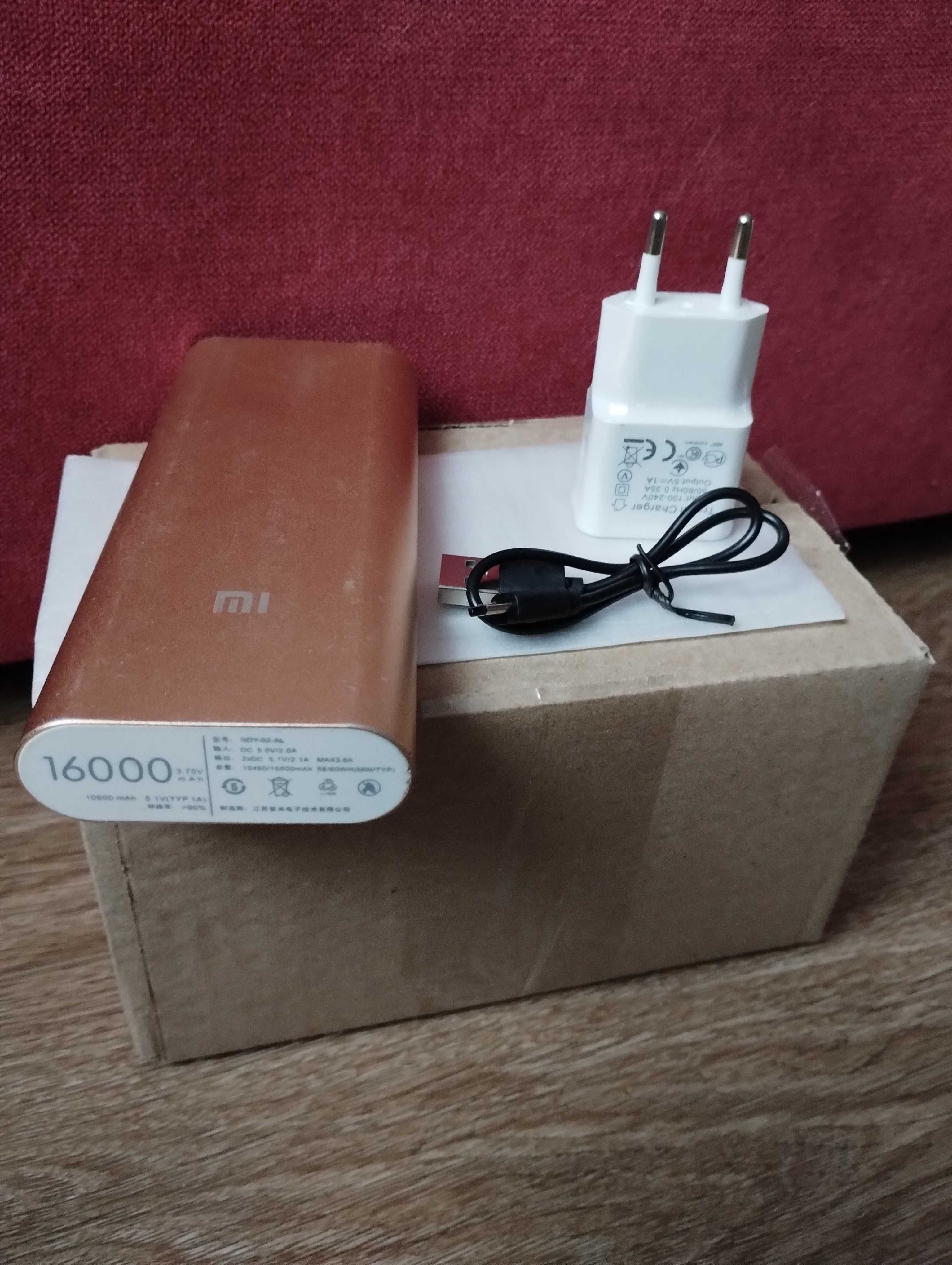 Повербанк + Зарядка Xiaomi 16000 mAh Powerbank Аккумулятор Ксиоми