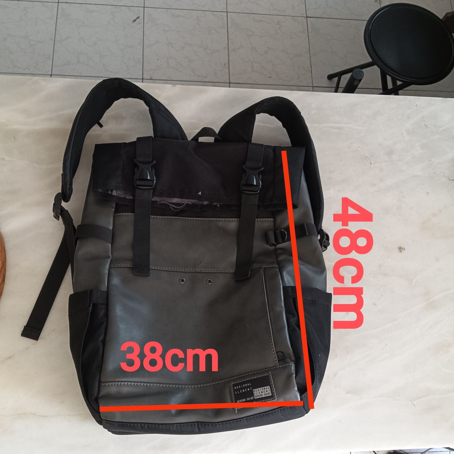 Mochila de viagem .
