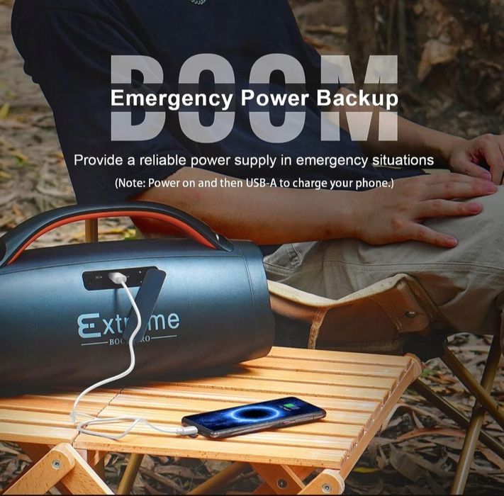 DOSS Extreme Boom Plus Głośnik Bluetooth 100W PowerBank IP6