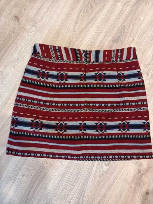 Krótka Spódnica Miniówka Ciepła Wzorzysta FB Sister Rozmiar XL