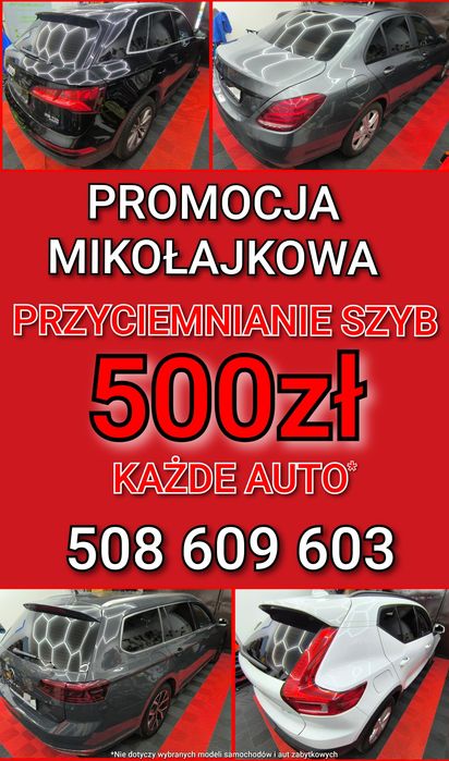 Przyciemnianie szyb! Montaż folii okiennych przeciwsłonecznych! WAWA