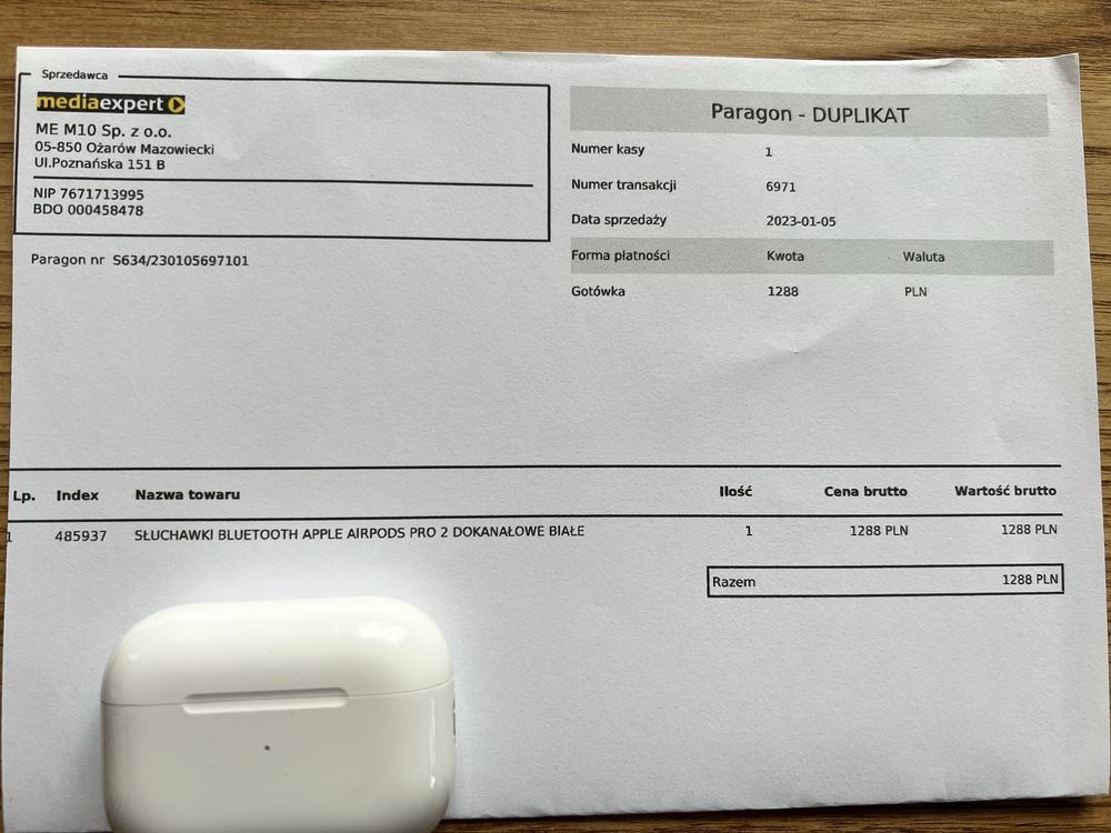 Apple AirPods Pro 2 nd generation case/etui ładujące