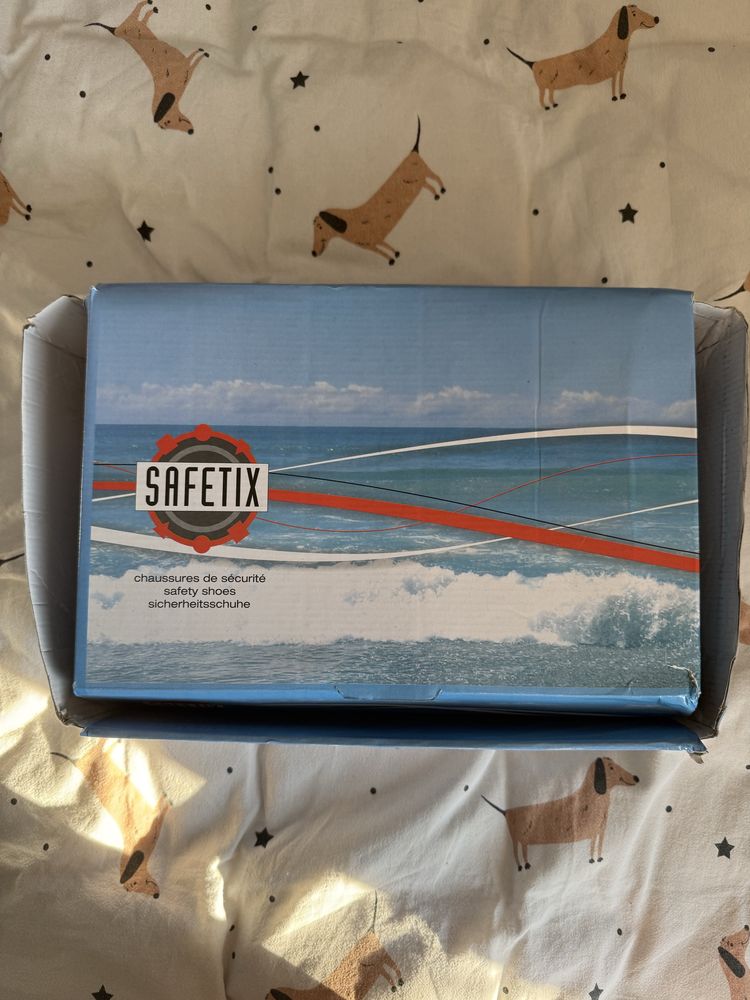 Safetix buty ochronne robocze trzewiki bluefox high 43 męskie skórzane
