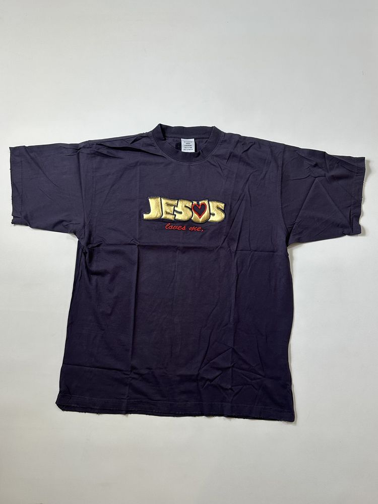 футболка Vetements Jesus Loves Me