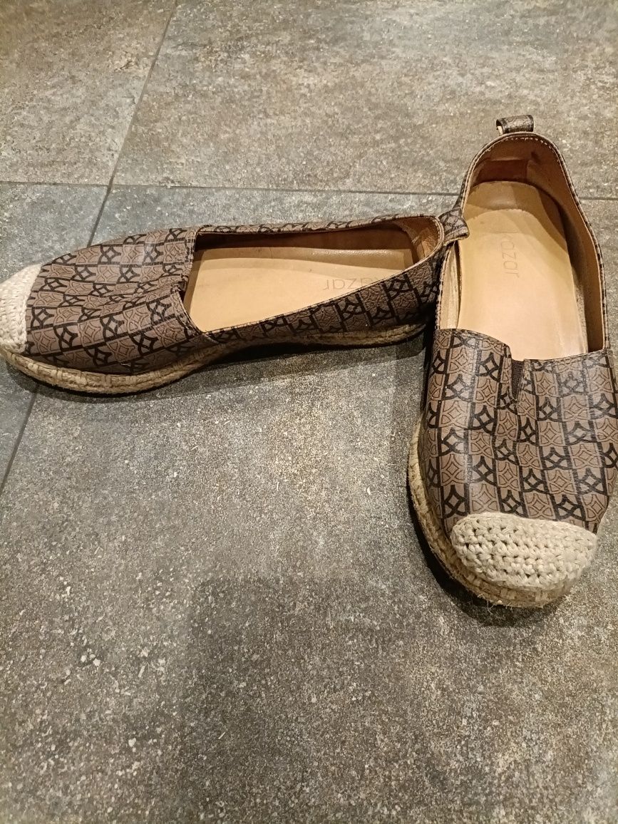 Mokasyny espadryle kazar półbuty 36
