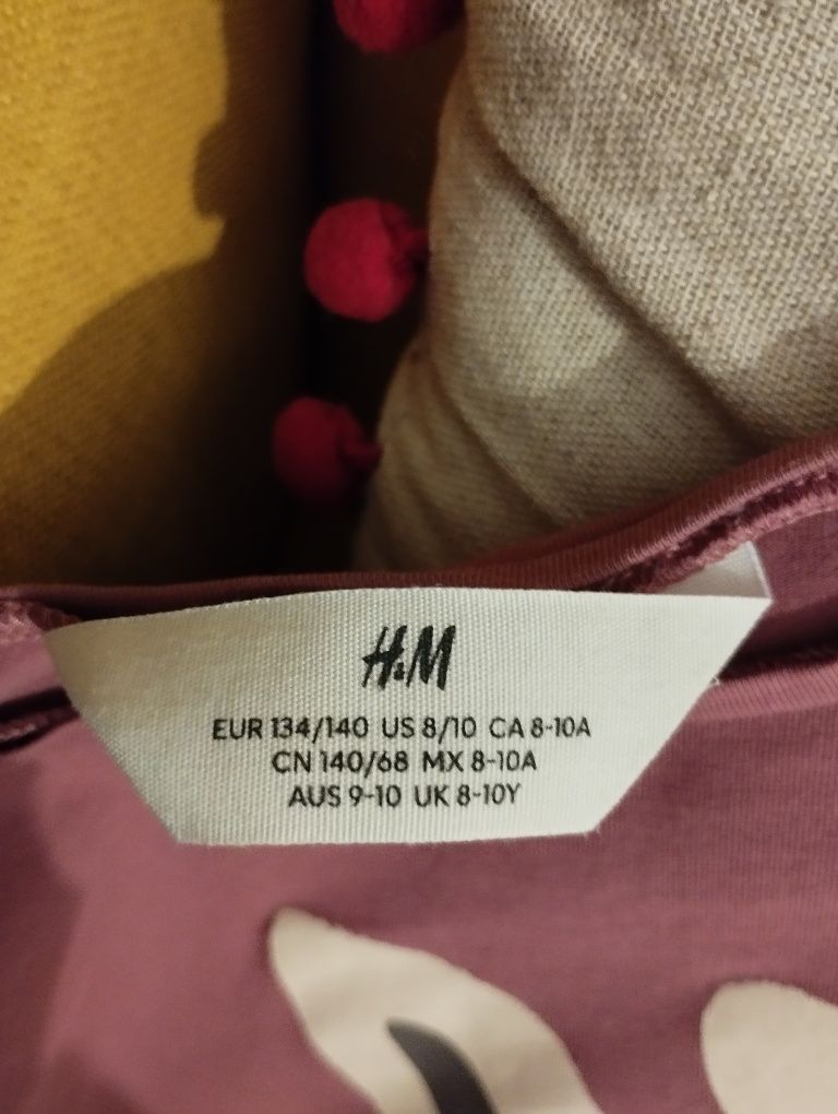 2*Koszulka r.134/140 H&M