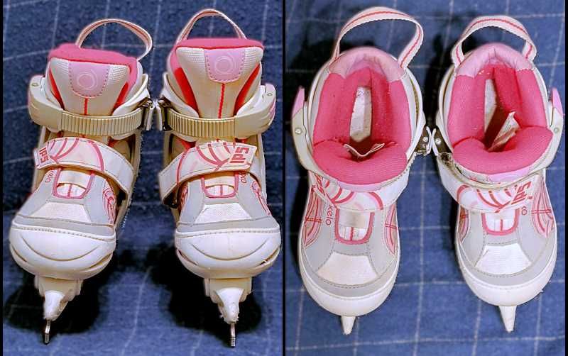 OXELO łyżwy dziecięce regulowane rozmiar 32-35