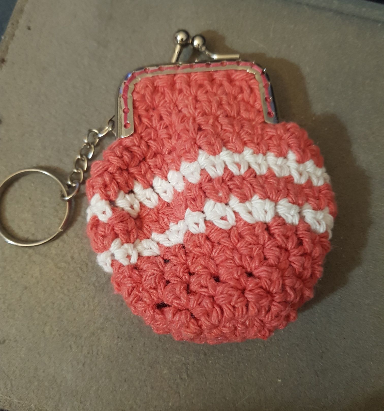 Porta moedas em crochet