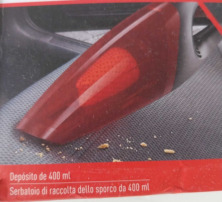 Aspirador de mão 12V para carro