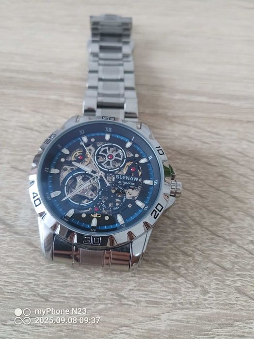 Zegarek szkieletowy automat