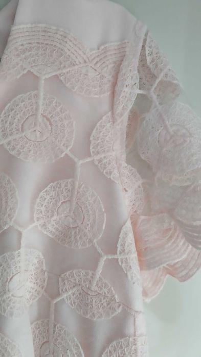 Garsonka komplet kostium damski r.40 wesele pudrowy róż 490zł