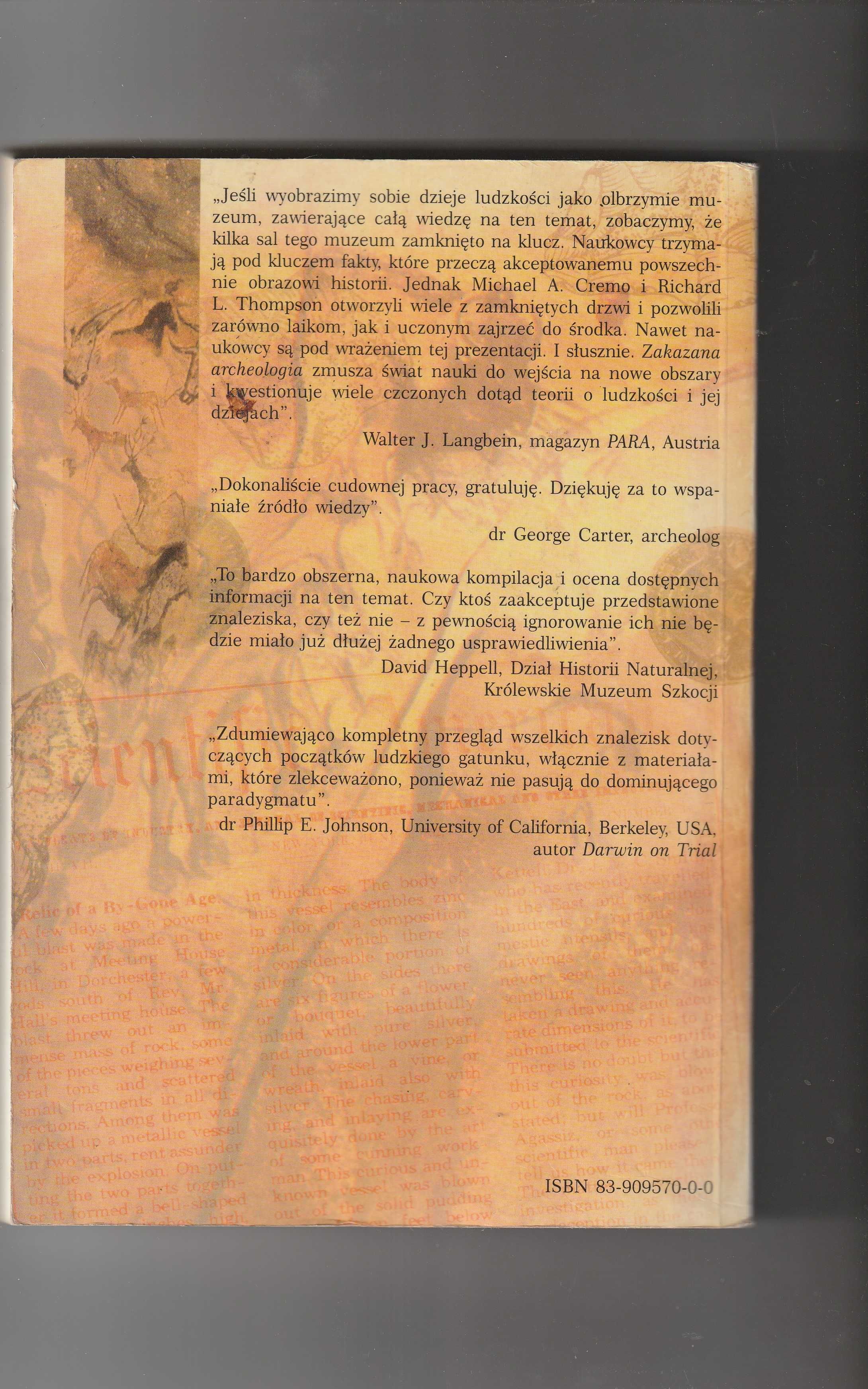 Zakazana archeologia Michael A. Cremo