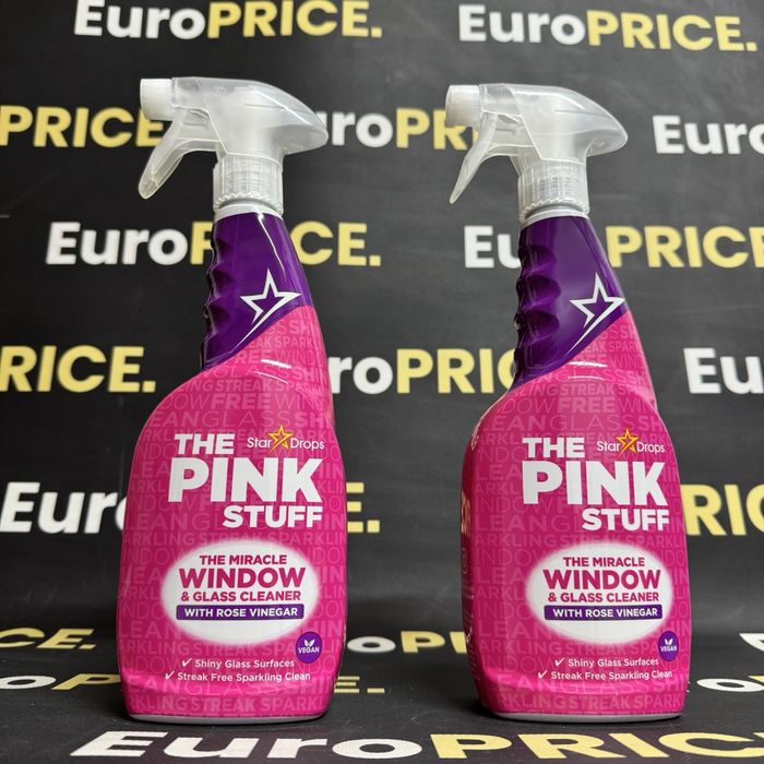 Засіб для миття вікон та дзеркал The Pink Stuff 750мл