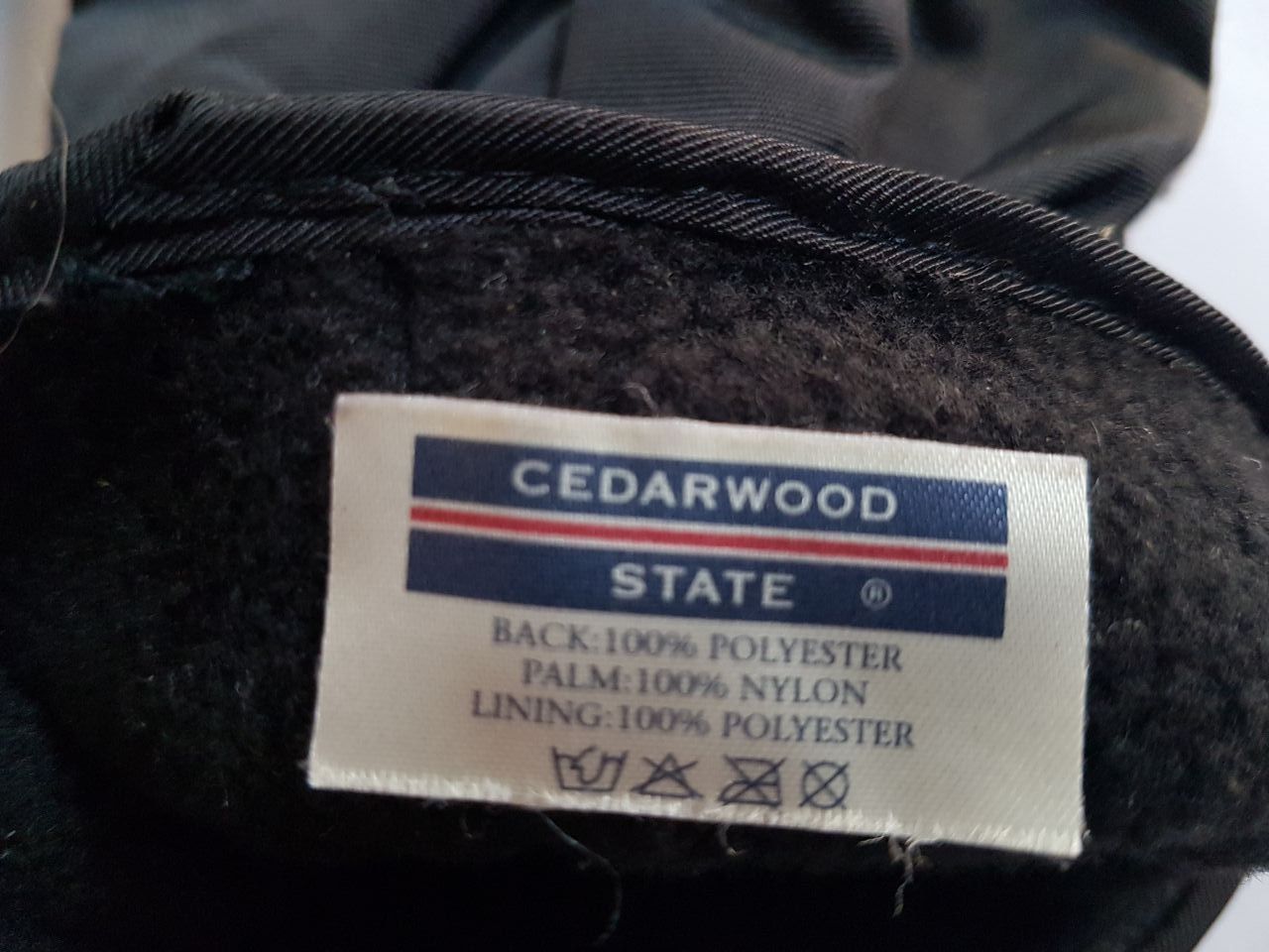 Теплі флісові рукавиці Cedarwood state