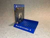 Stojak podstawka na 10 gier do konsoli PlayStation 4 PS4 niebieska