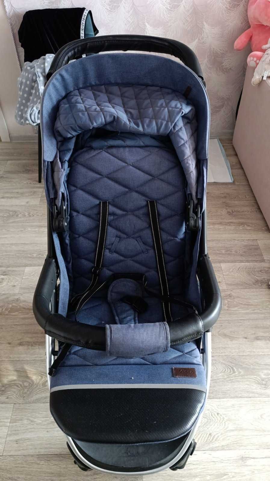 Прогулочная коляска синяя Carrello Vista Air CRL-5511 Denim Blue