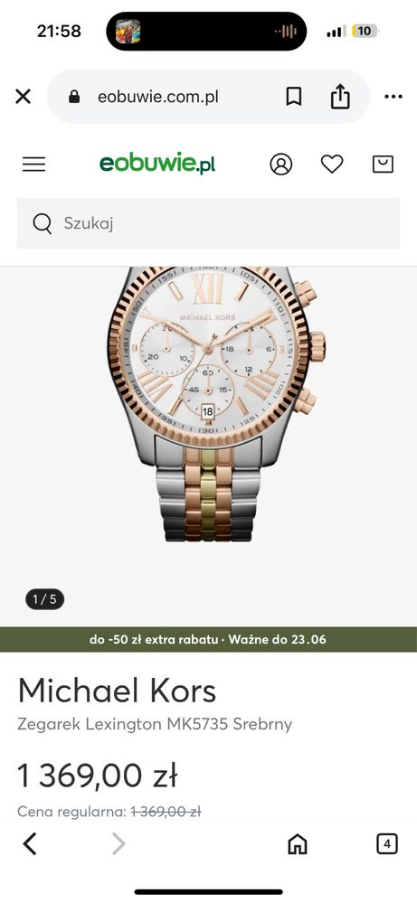 Zegarek damski Michael Kors Lexington