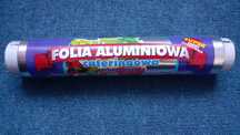 folia aluminiowa gruba 29 cm x 60 METRÓW , 12 MIKRONÓW