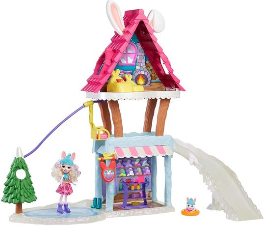 Энчантималс Зимний Лыжный домик-шале Кролика Enchantimals Mattel