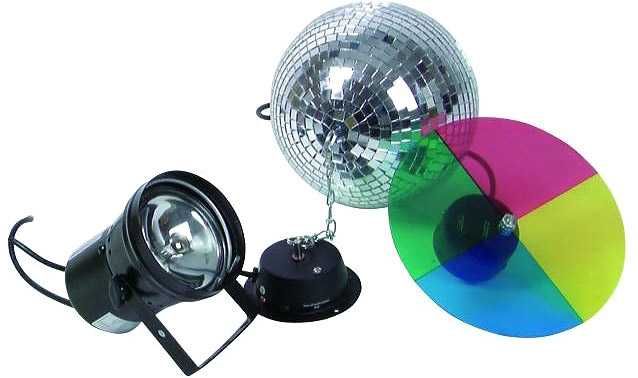 Kit Bola de Espelhos de 20cm para festas/discoteca