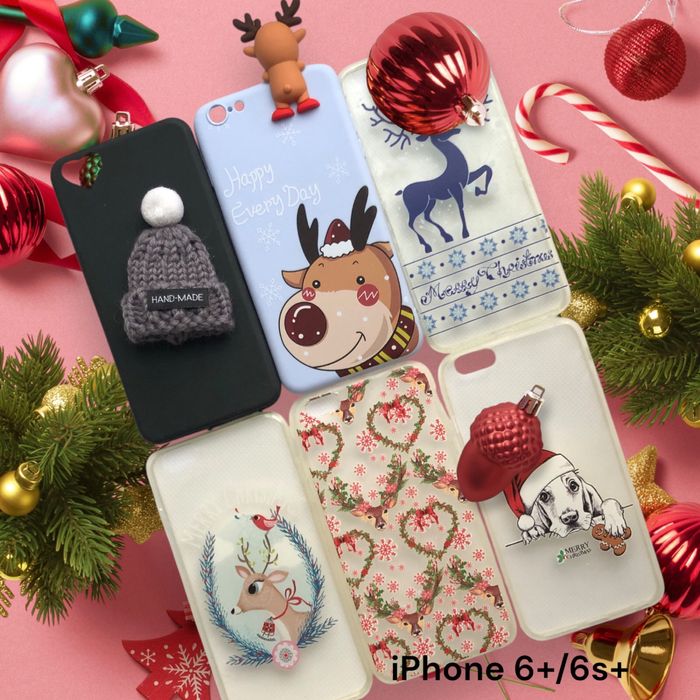 2 шт - 100 грн Новорічний зимовий чохол iphone aйфон.