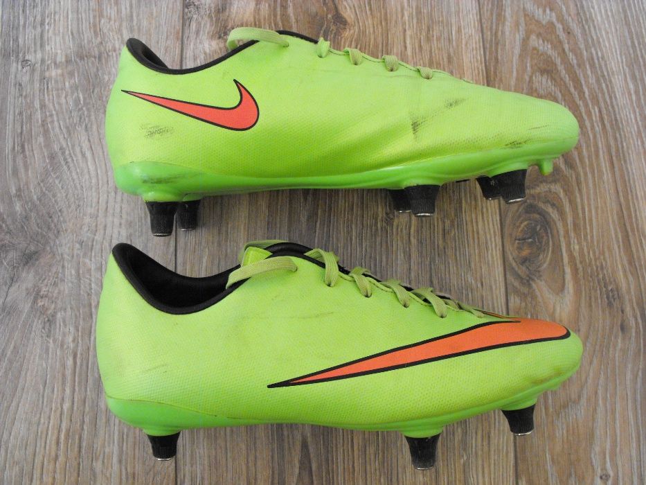 Buty NIKE Mercurial JR 37/38 24cm wkręty korki zielone stan BDB