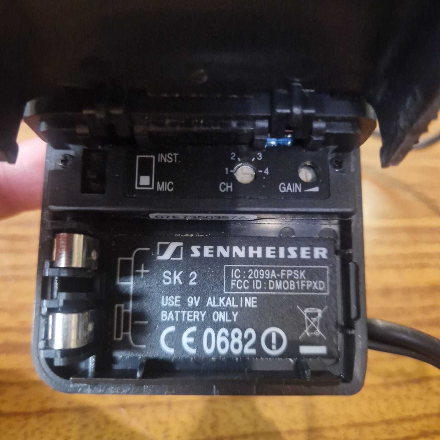 Mikrofon SENNHEISER ME3 1sz + 1szt Transmiter Freeport Sk 2-C - zestaw