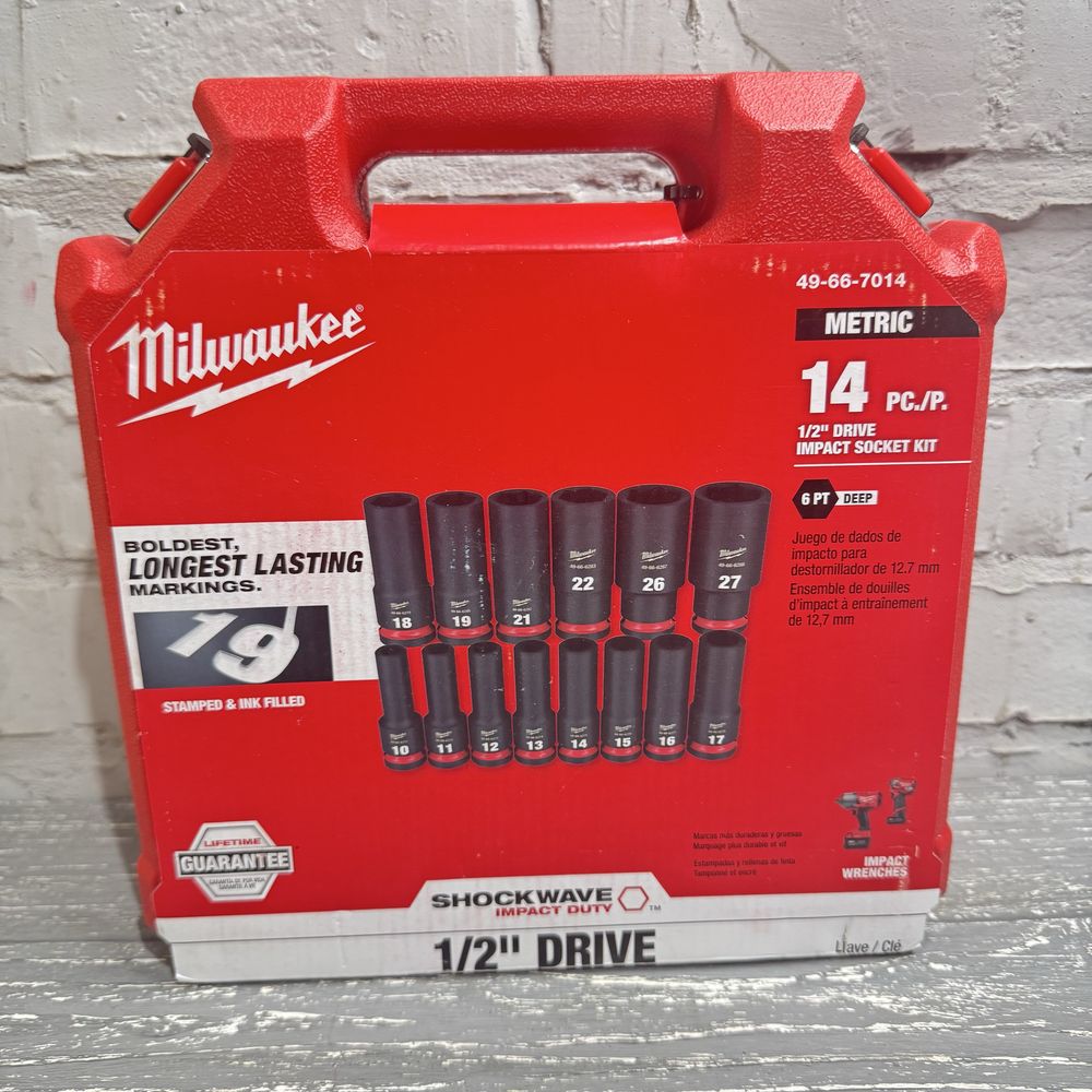 Набір ударних головок 1/2 Milwaukee 49-66-7014
