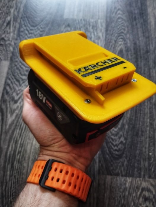 Адаптер перехідник акумулятор Bosch 18V на Karcher 18V