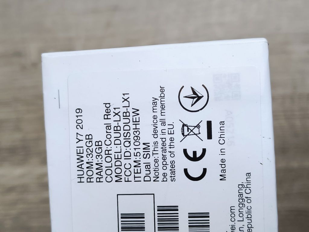 Huawei Y7 czerwony