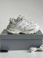 Женские кроссовки Balenciaga Track 3.0 White Premium. Размеры 36-40