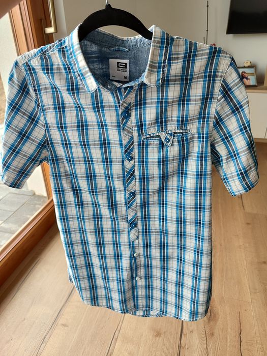 Koszula z krótkim rękawem do jeansów rozmiar M