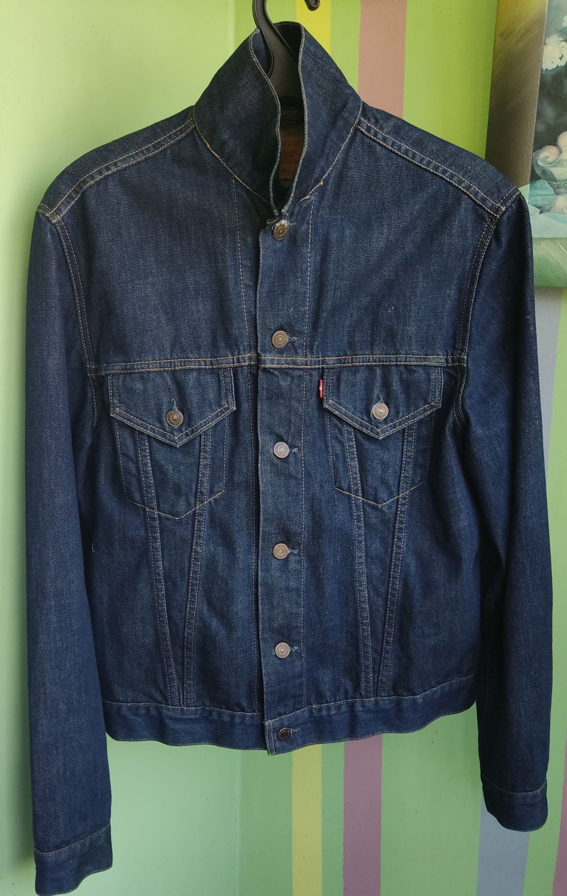 Обмен мужская винтажная куртка Levi's xl маломерка