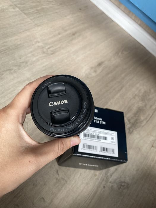 Обʼєктив canon 50 f 1.8 stm