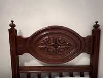 Cama solteiro Mogno