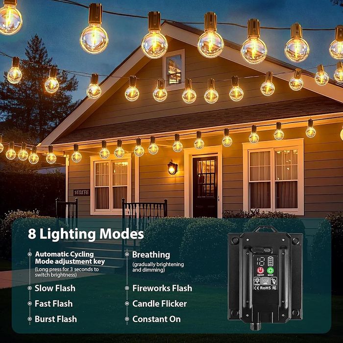 LED гірлянда на сонячній панелі FIFlying G40006-V0 (24+1 лампа)