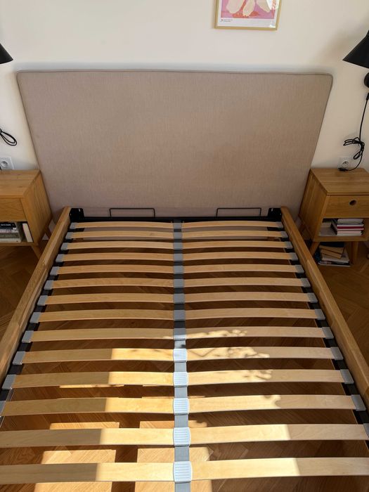 Łóźko dębowe Berke 140x200