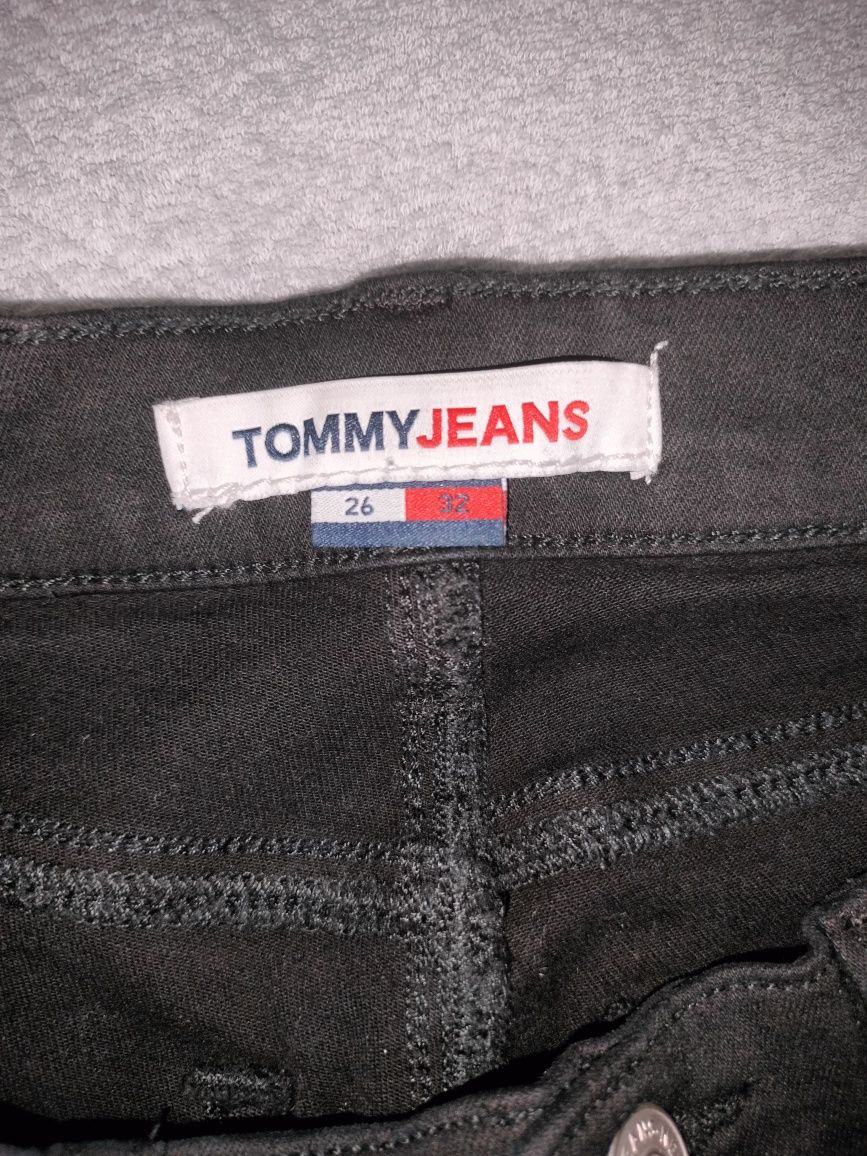 Spodnie jeansowe Tommy Hilfiger czarne