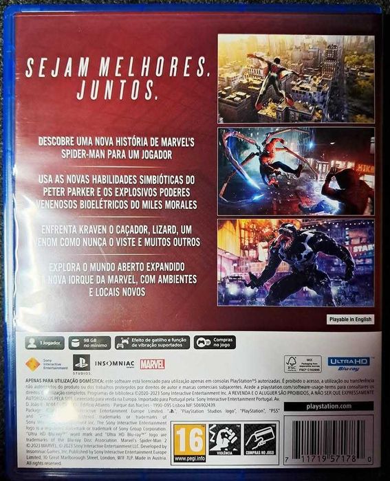 Marvel's Spider-Man 2 (Jogo PS5)