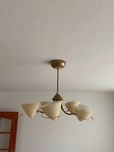 Lampa wisząca na 5 kloszy żyrandol
